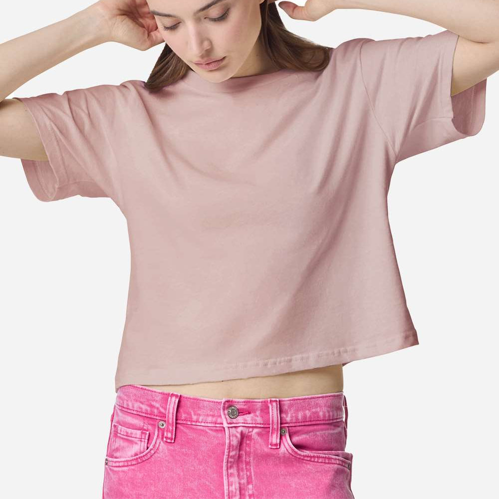 Women's Fine Jersey Boxy Tee - 102