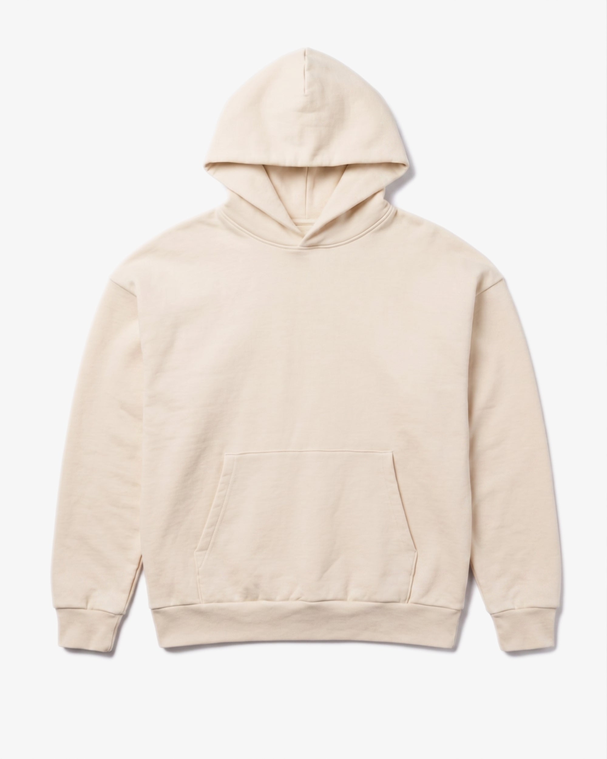 Adult Jerico Organic Oversized Hooded Sweatshirt, style 17, Natural
