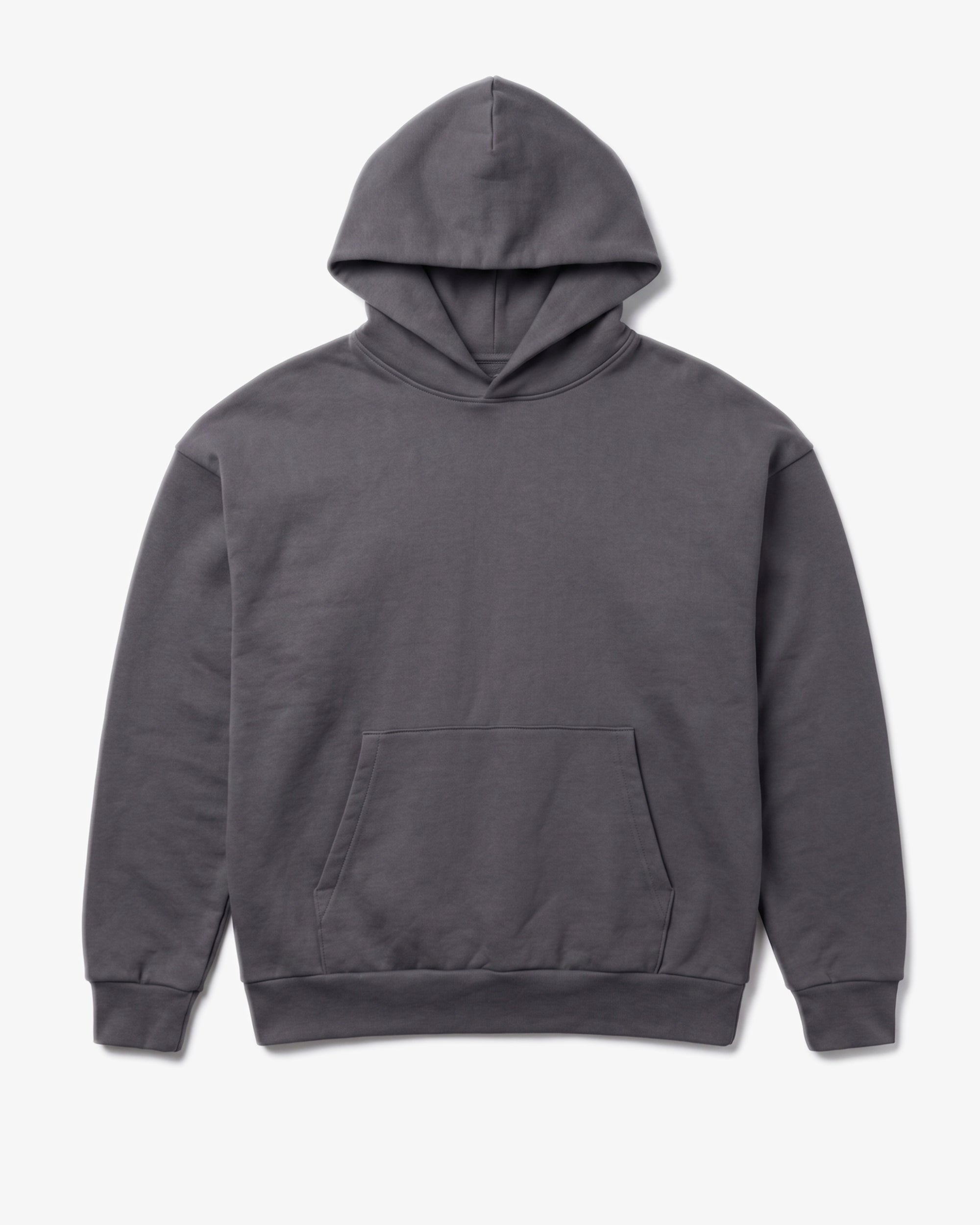 Adult Jerico Organic Oversized Hooded Sweatshirt, style 17, Oil Grey