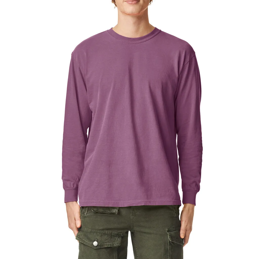 Garment-Dyed Heavyweight Unisex Long Sleeve T-Shirt - 6014