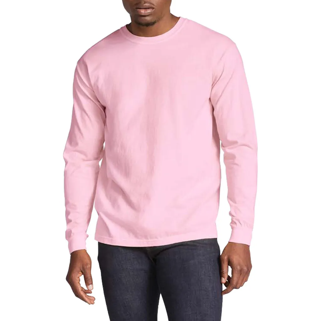 Garment-Dyed Heavyweight Unisex Long Sleeve T-Shirt - 6014