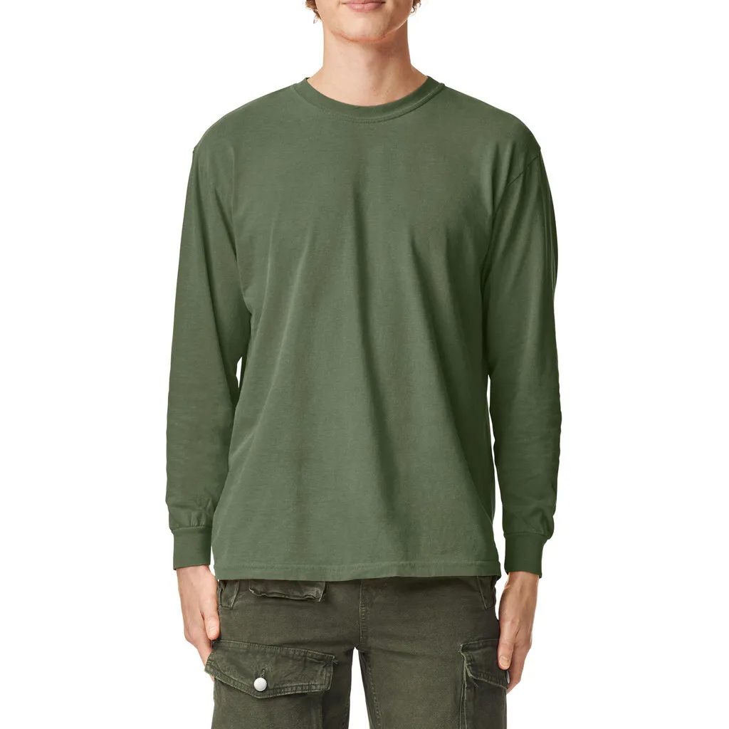 Garment-Dyed Heavyweight Unisex Long Sleeve T-Shirt - 6014