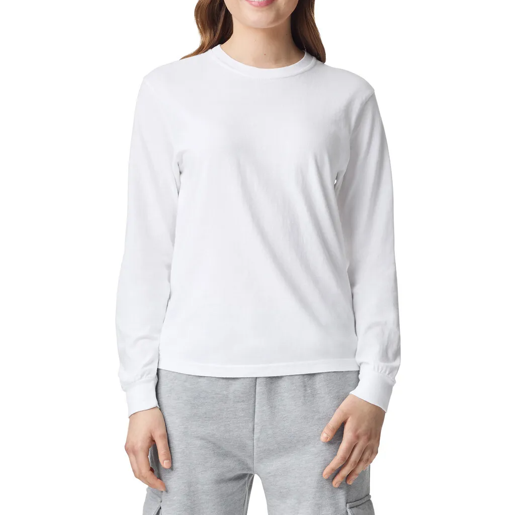 Garment-Dyed Heavyweight Unisex Long Sleeve T-Shirt - 6014