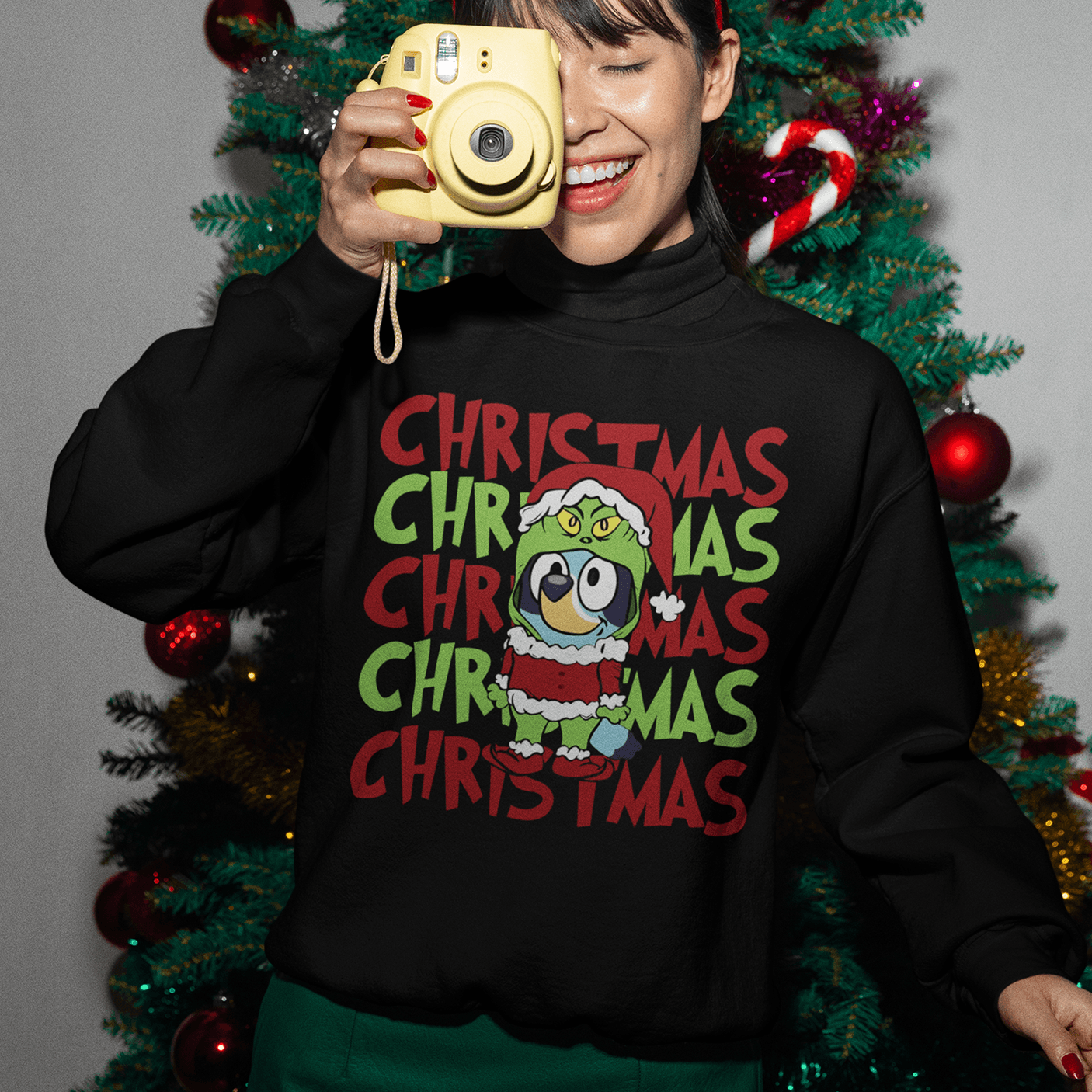 Pull de Noël Bluey | Imprimez-moi des chemises