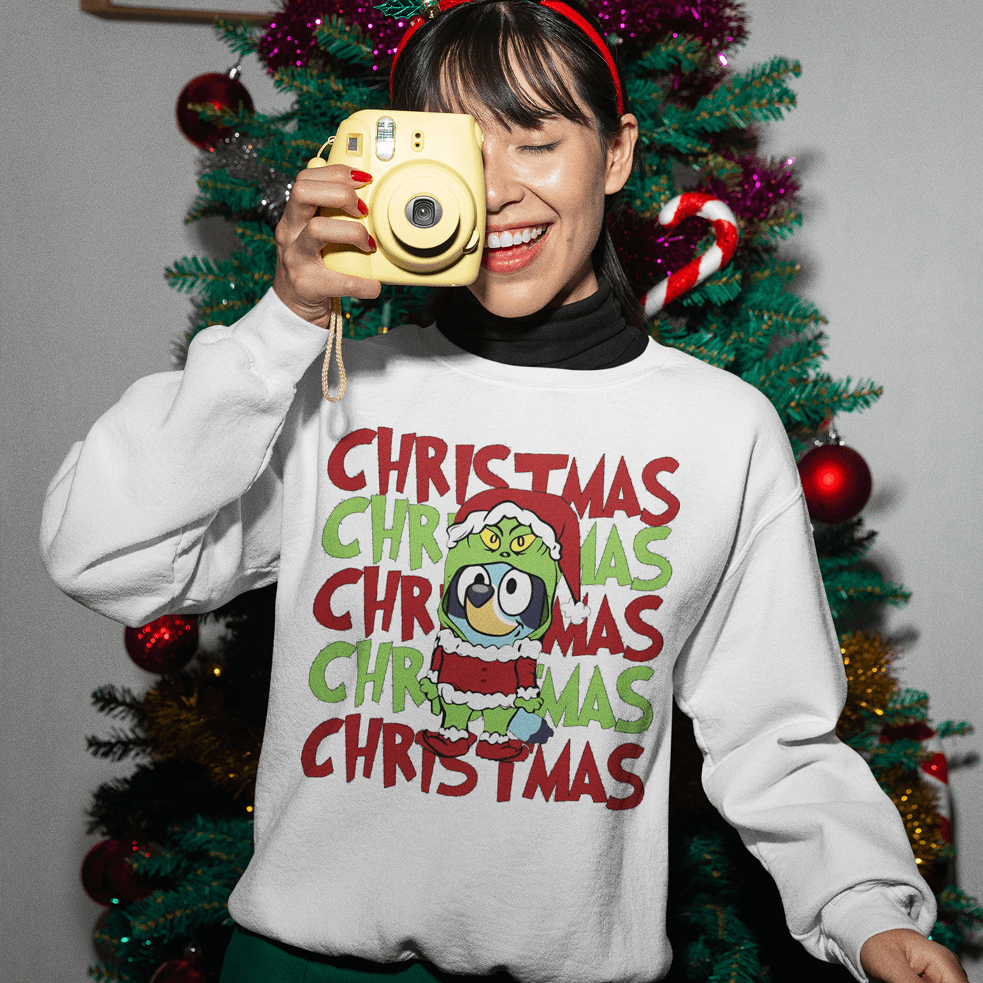 Pull de Noël Bluey | Imprimez-moi des chemises