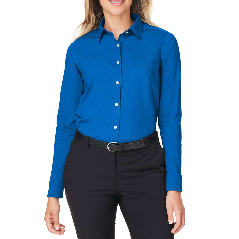Women's CrownLux Performance® Spencer Poplin Dress Shirt - DG505W