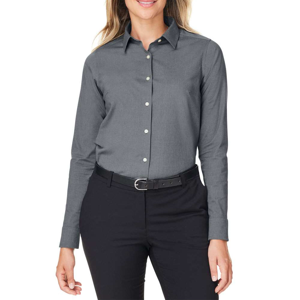 Women's CrownLux Performance® Spencer Poplin Dress Shirt - DG505W