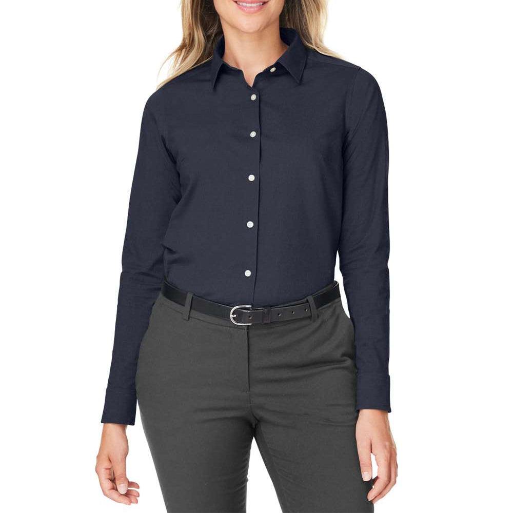 Women's CrownLux Performance® Spencer Poplin Dress Shirt - DG505W