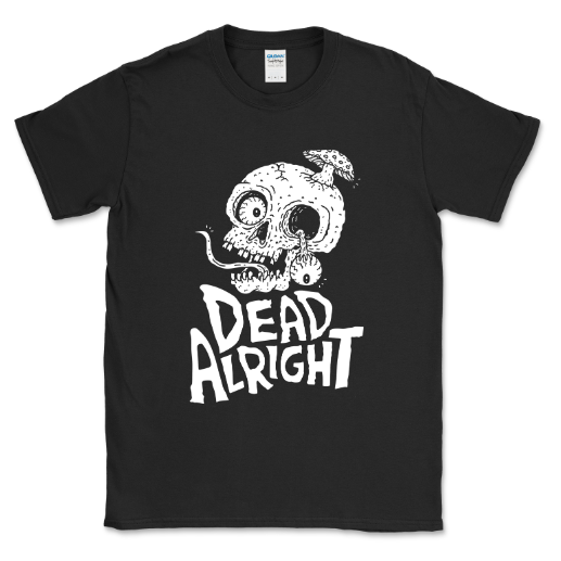 Dead Alright - Mushroom Skull T-Shirt