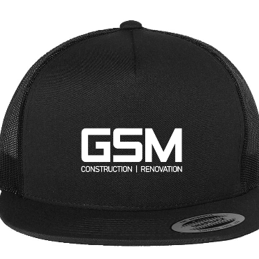 Casquette de chantier GSM imprimée