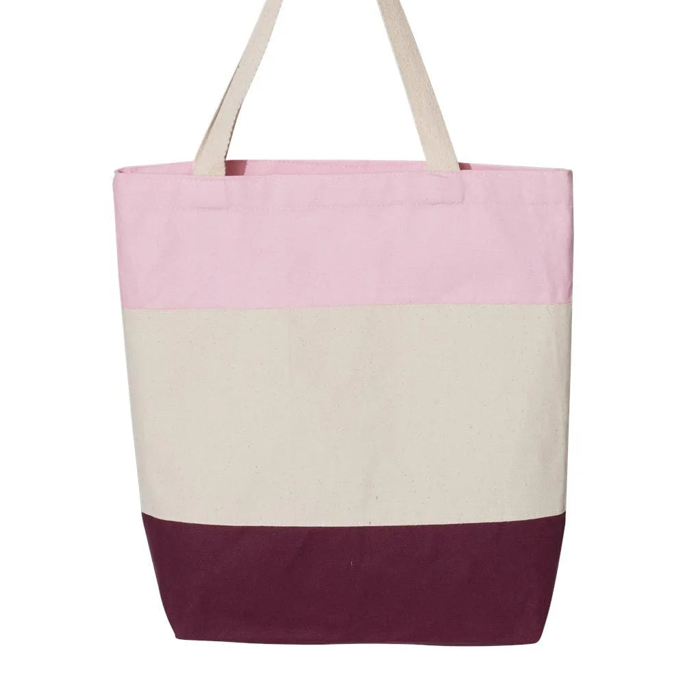 11L Tri-Color Tote - Print Me Shirts