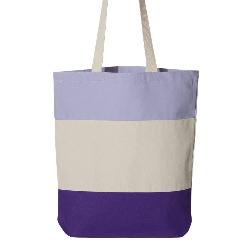 11L Tri-Color Tote - Print Me Shirts