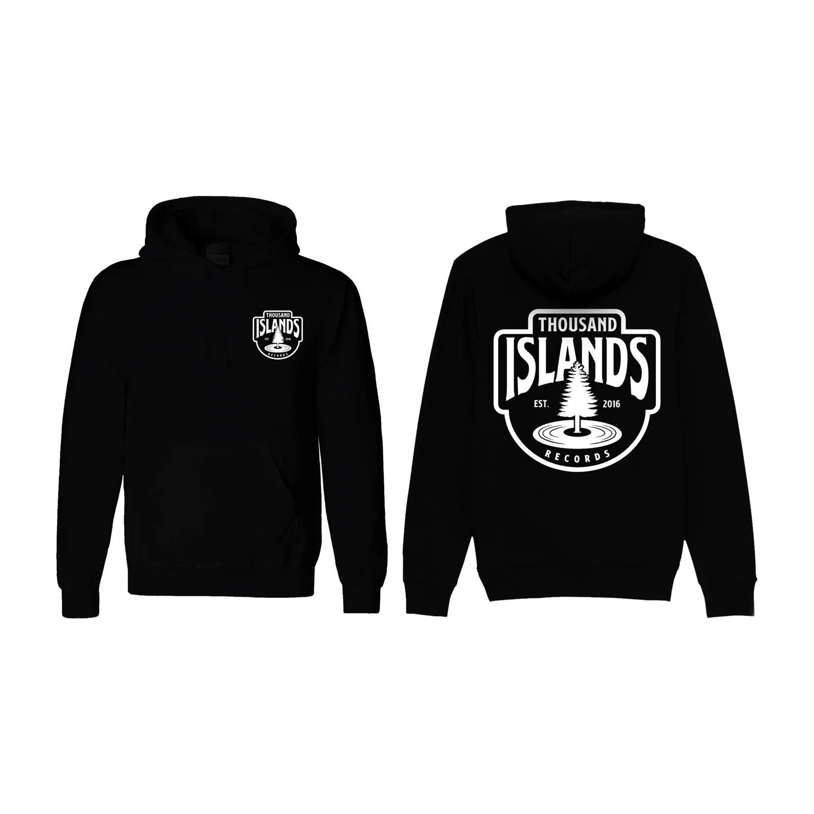 TIR - Black Hoodie Hockey Logo (Double Sided)