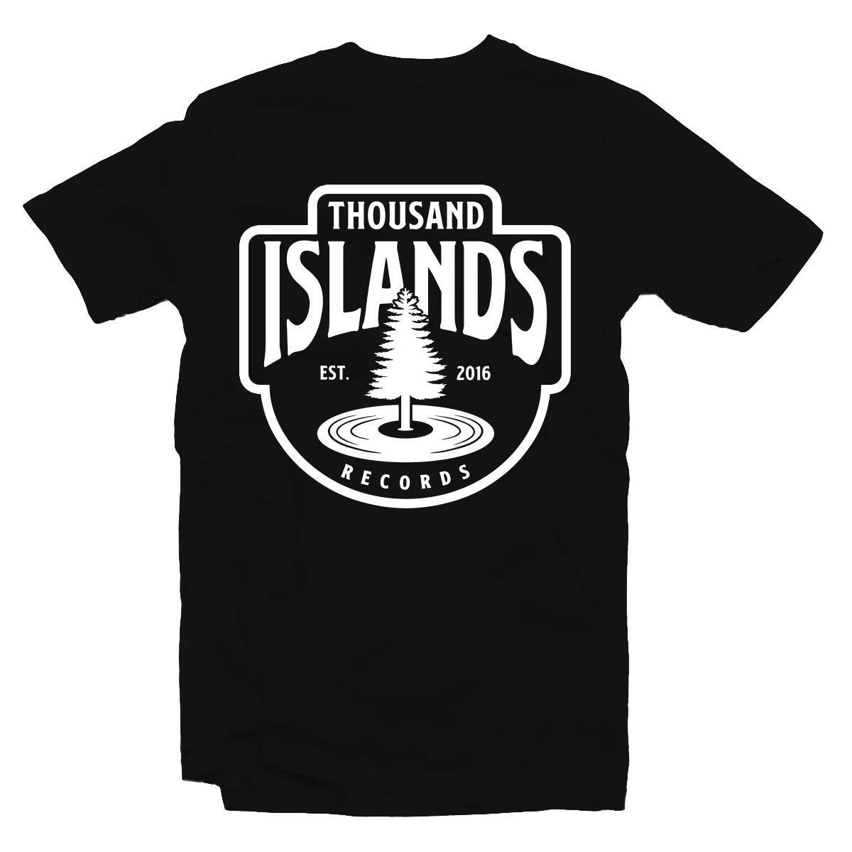 TIR - T-shirt noir avec logo de hockey