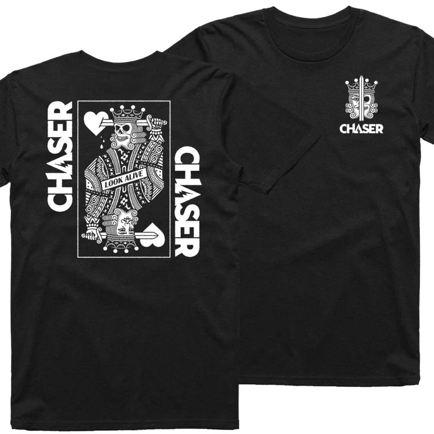 Chaser - Look Alive Black T-Shirt (Front & Back)