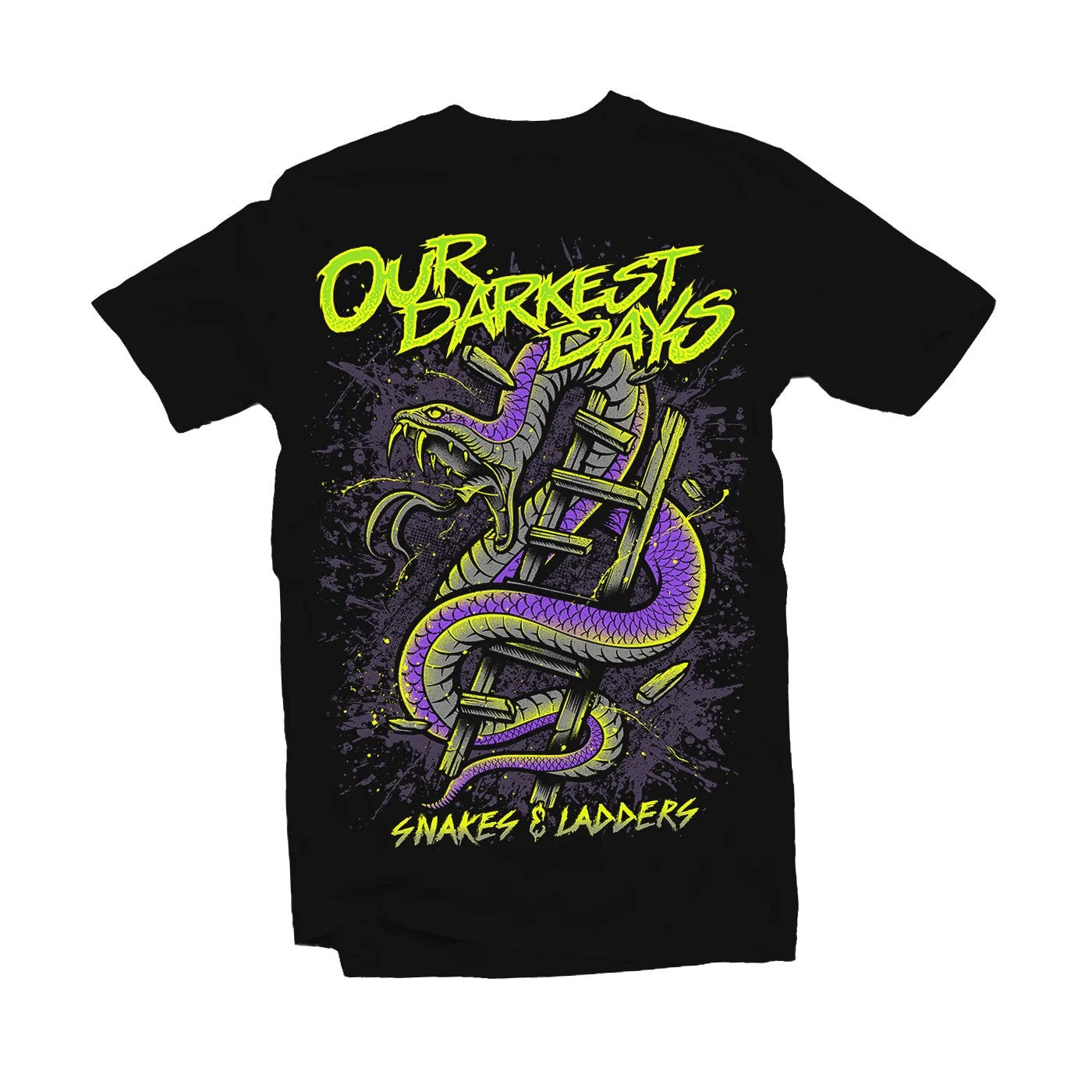 Our Darkest Days - Snakes & Ladders T-Shirt