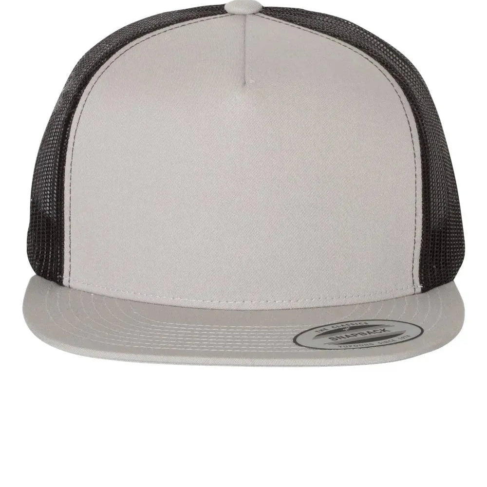 Flat Bill Trucker Cap - 6006 - Print Me Shirts