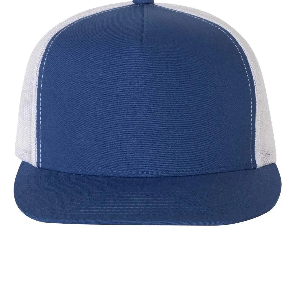 Flat Bill Trucker Cap - 6006 - Print Me Shirts