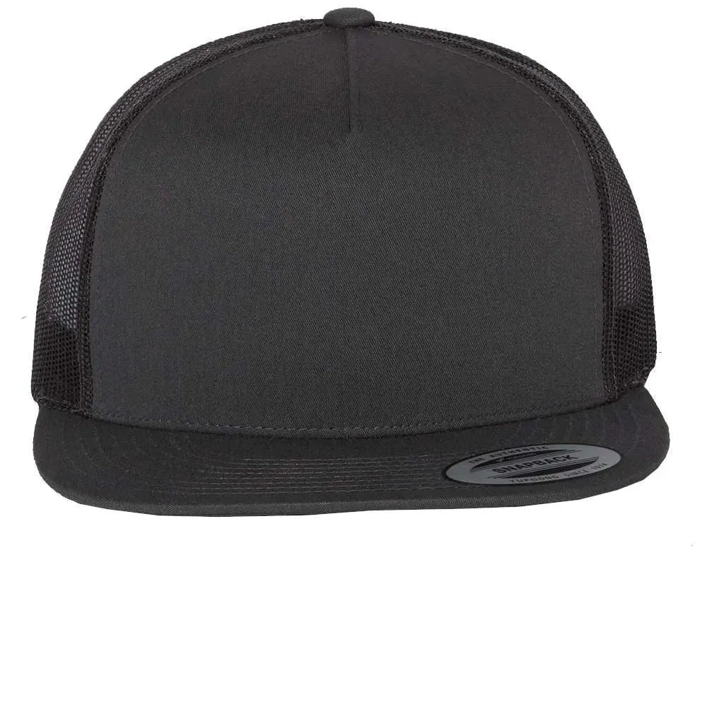 Flat Bill Trucker Cap - 6006 - Print Me Shirts