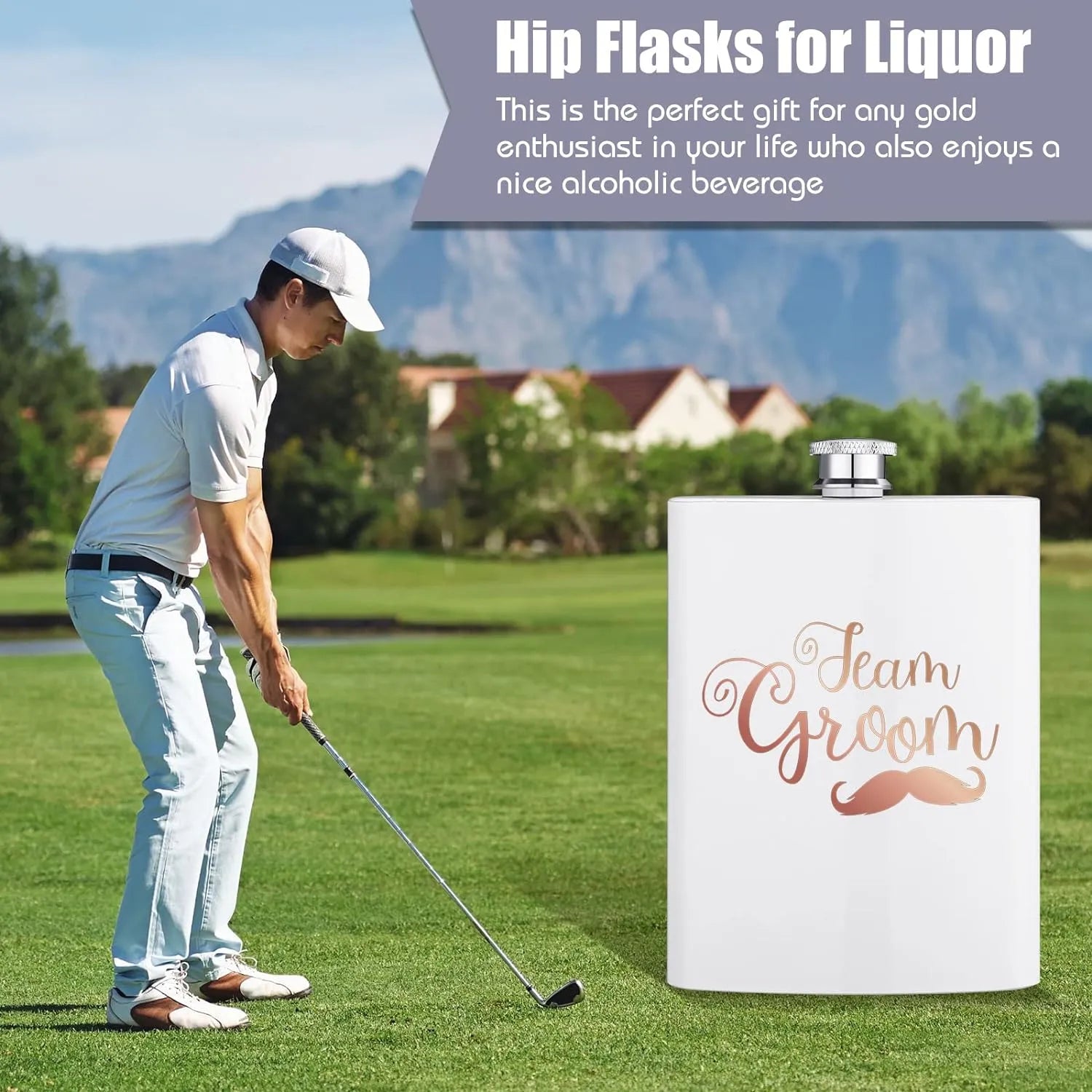 8oz Hip Flask - Print Me Shirts