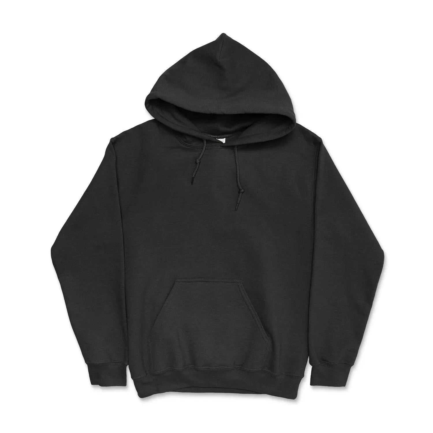 Custom Heavy Blend™ Hooded Sweatshirt - 18500 - Print Me Shirts - Black - Front