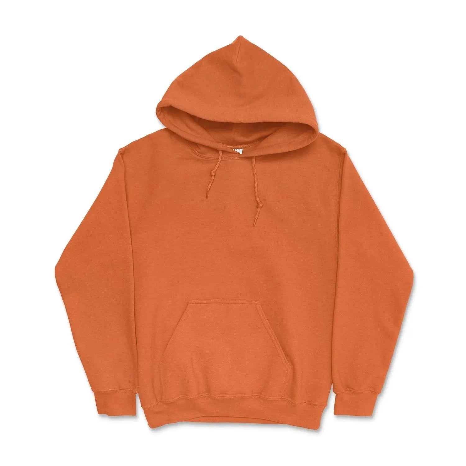 Custom Heavy Blend™ Hooded Sweatshirt - 18500 - Print Me Shirts - Orange - Front