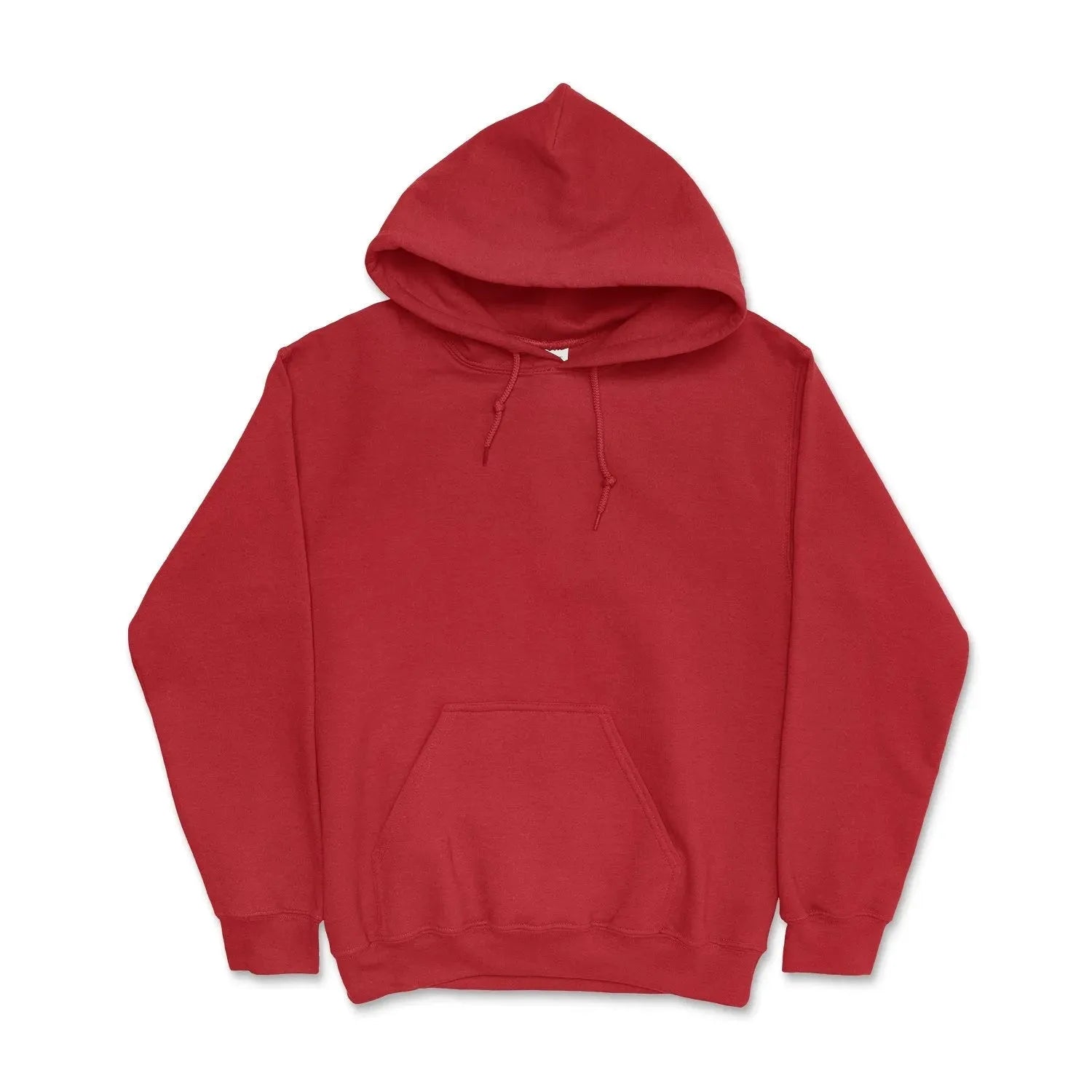 Custom Heavy Blend™ Hooded Sweatshirt - 18500 - Print Me Shirts - Red - Front