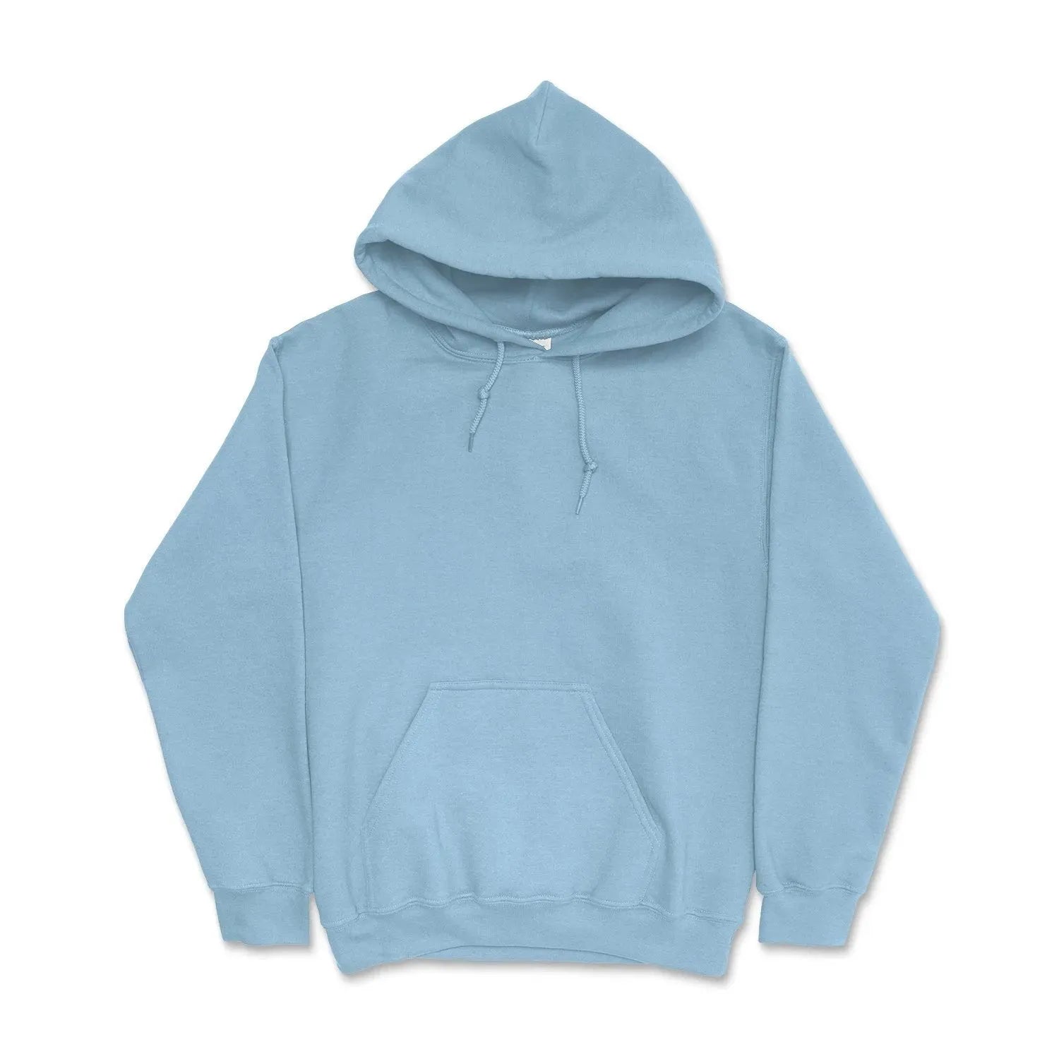 Custom Heavy Blend™ Hooded Sweatshirt - 18500 - Print Me Shirts - Light Blue - Front
