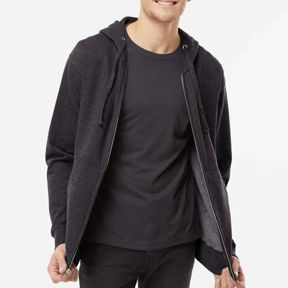 Midweight Full-Zip Hooded Sweatshirt - SS4500Z - Print Me Shirts