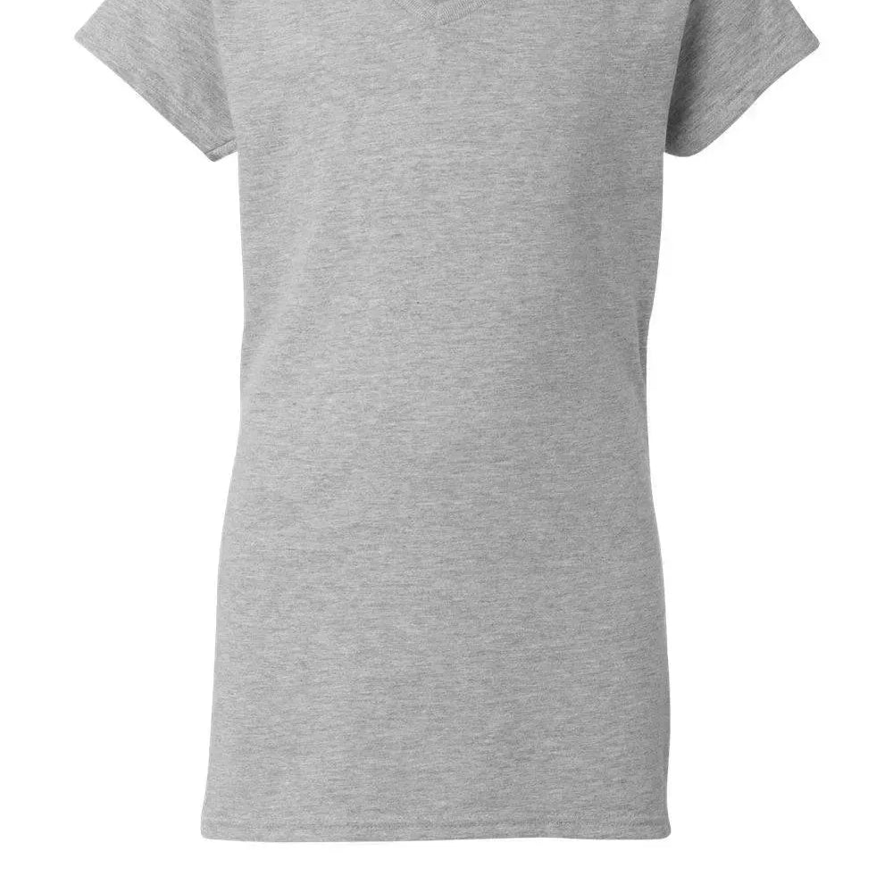 Softstyle® Women’s V-Neck T-Shirt - 64V00L - Print Me Shirts