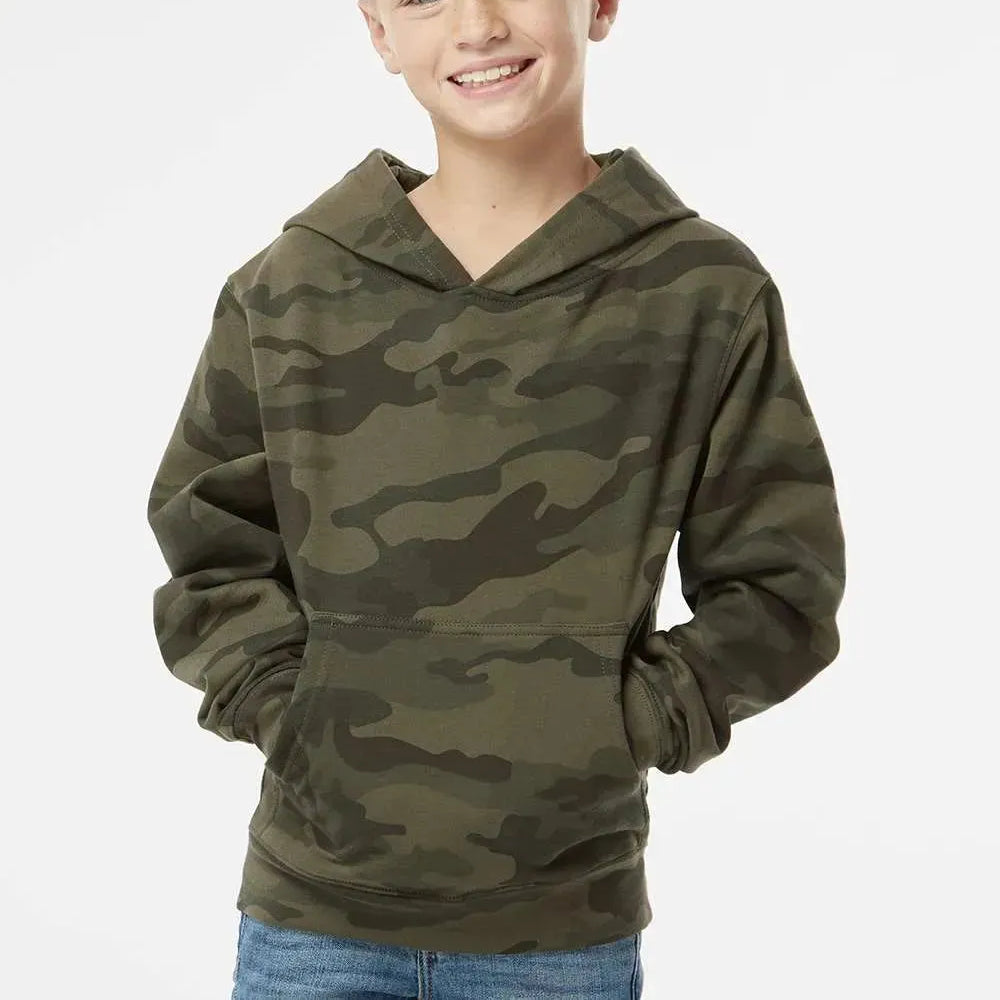 Youth Midweight Hooded Sweatshirt - SS4001Y - Print Me Shirts