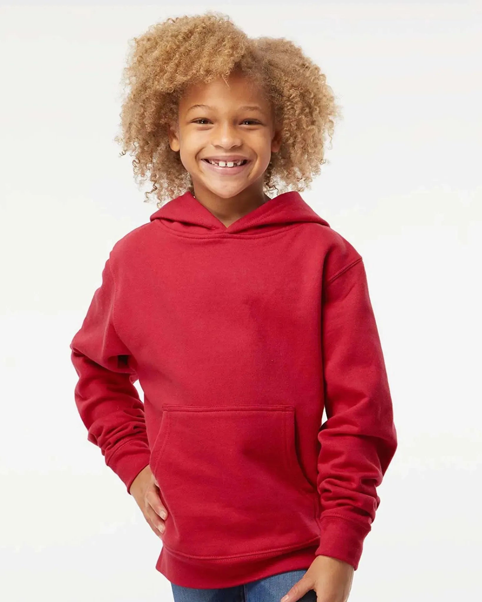 Youth Midweight Hooded Sweatshirt - SS4001Y - Print Me Shirts