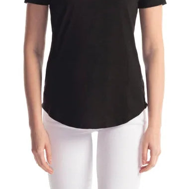 Ladies Bamboo Relaxed Fit Scoop Bottom T-Shirt - Print Me Shirts