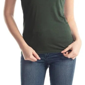 Bamboo Ladies Crewneck T - Style 56 - Print Me Shirts