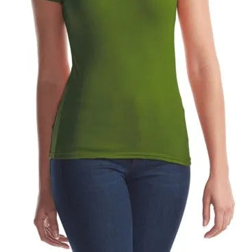 Bamboo Ladies Crewneck T - Style 56 - Print Me Shirts