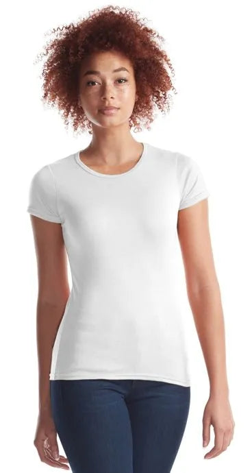 Bamboo Ladies Crewneck T - Style 56 - Print Me Shirts