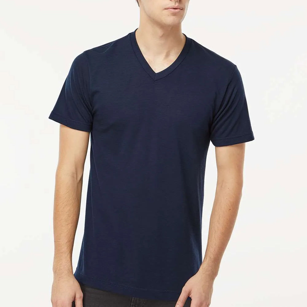Deluxe Blend V-Neck T-Shirt - 3543 - Print Me Shirts
