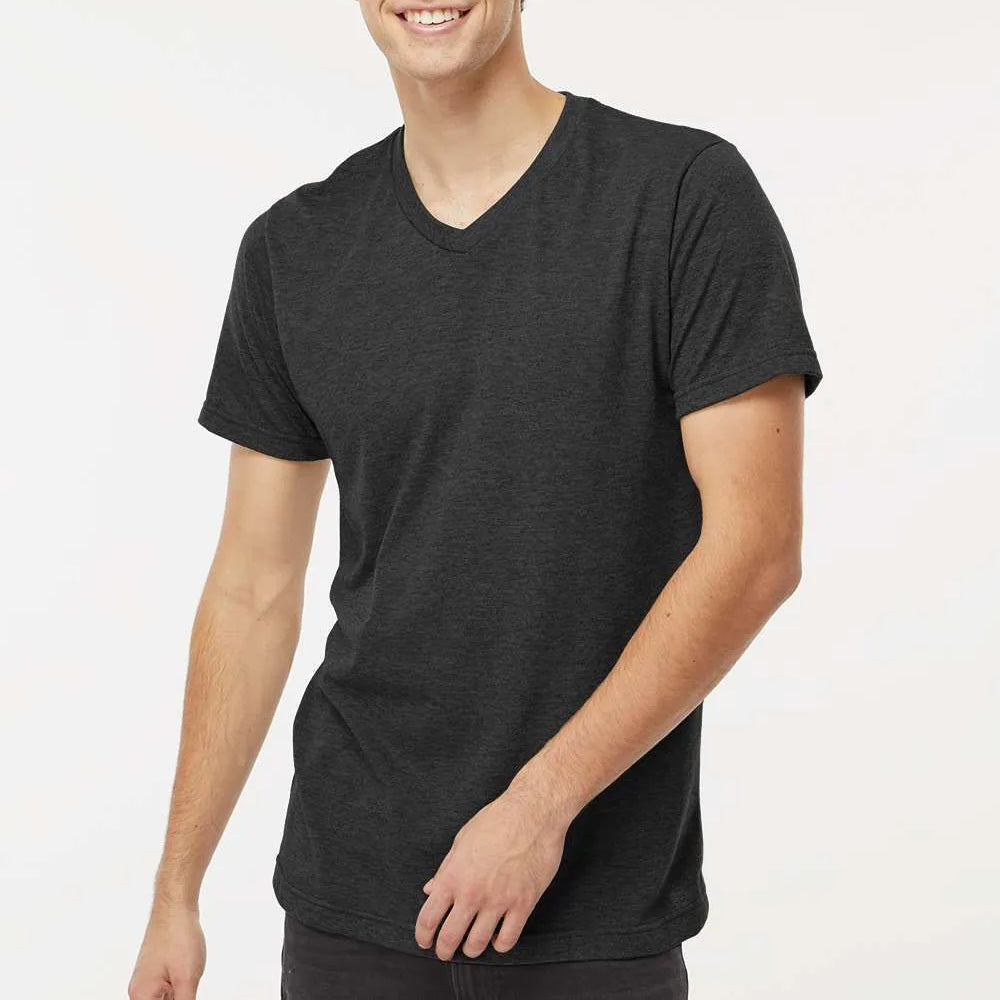 Deluxe Blend V-Neck T-Shirt - 3543 - Print Me Shirts