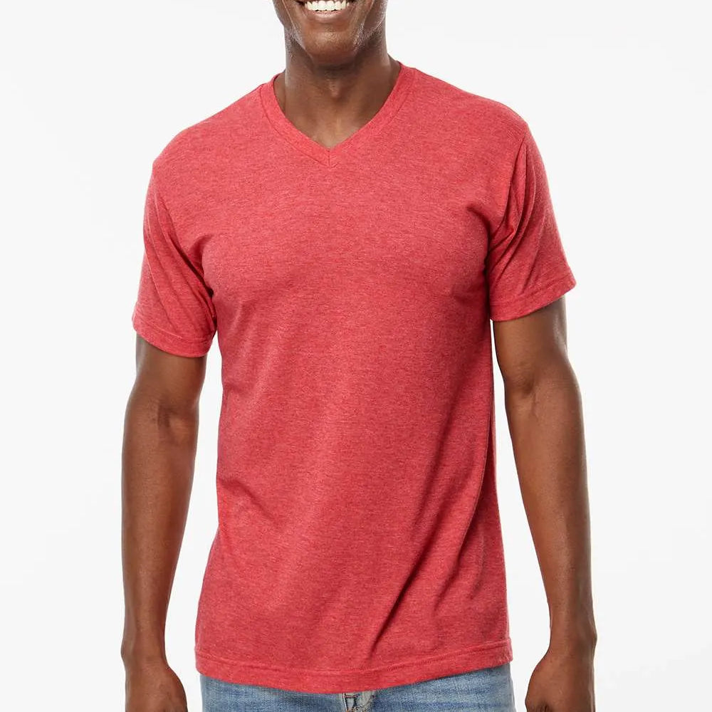 Deluxe Blend V-Neck T-Shirt - 3543 - Print Me Shirts