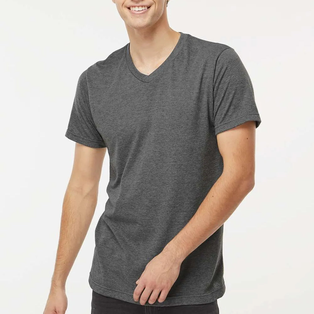 Deluxe Blend V-Neck T-Shirt - 3543 - Print Me Shirts