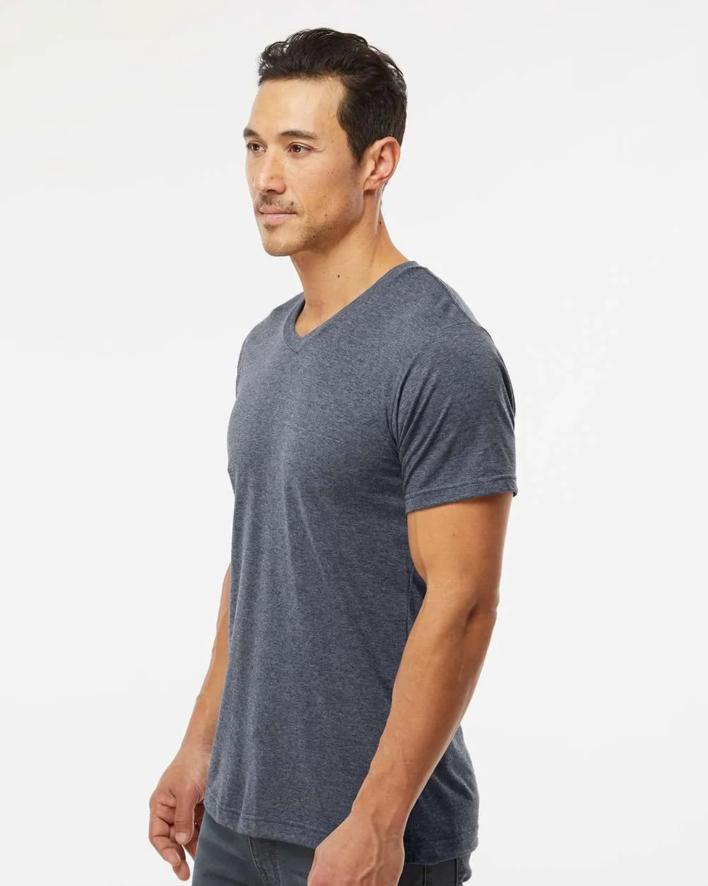 Deluxe Blend V-Neck T-Shirt - 3543 - Print Me Shirts