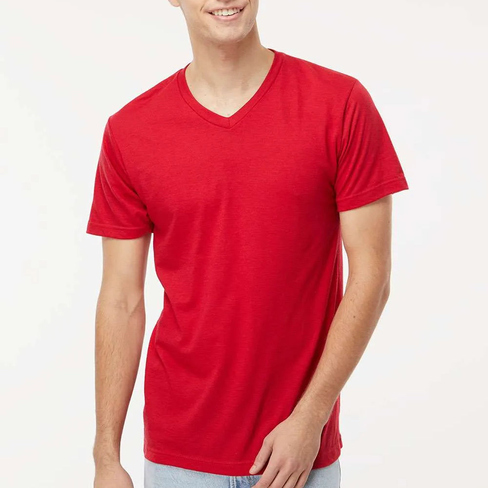 Deluxe Blend V-Neck T-Shirt - 3543 - Print Me Shirts
