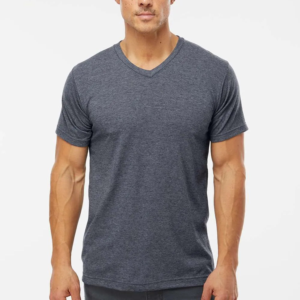 Deluxe Blend V-Neck T-Shirt - 3543 - Print Me Shirts