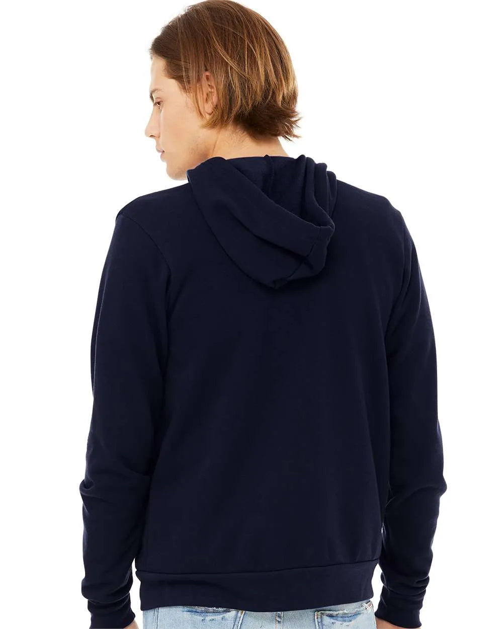 Sponge Fleece Full-Zip Hoodie - 3739 - Print Me Shirts