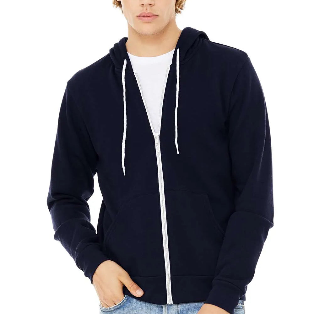 Sponge Fleece Full-Zip Hoodie - 3739 - Print Me Shirts