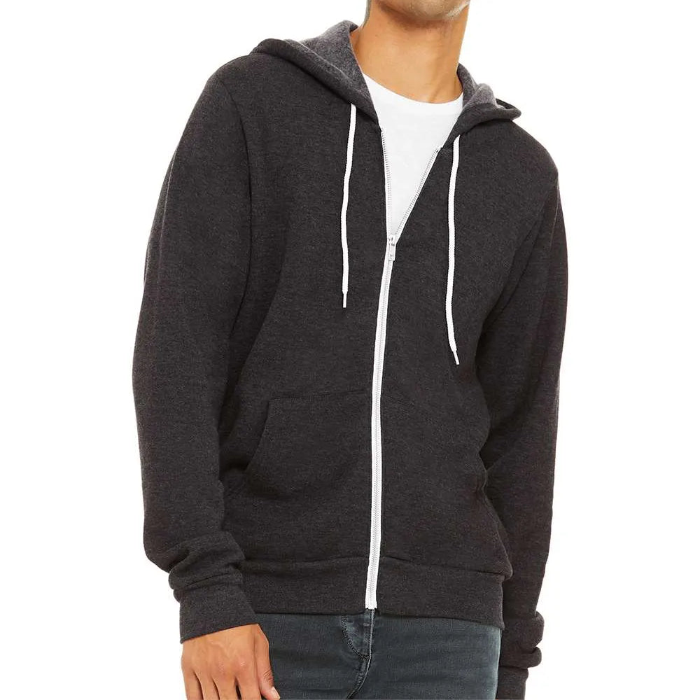 Sponge Fleece Full-Zip Hoodie - 3739 - Print Me Shirts