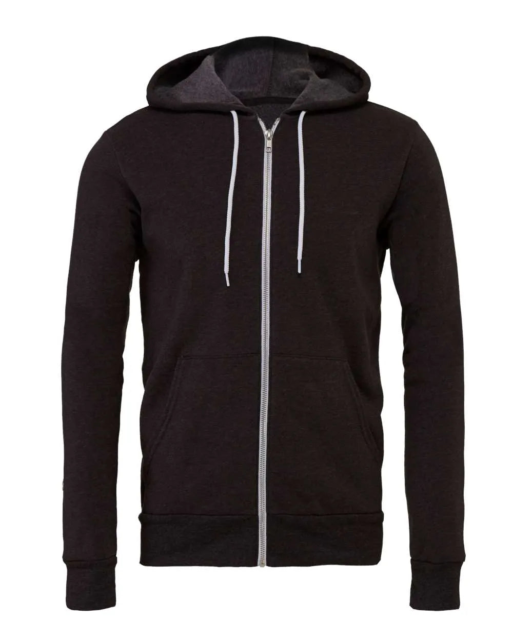 Sponge Fleece Full-Zip Hoodie - 3739 - Print Me Shirts