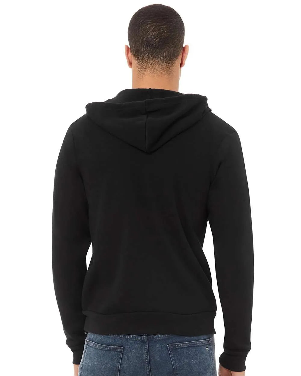 Sponge Fleece Full-Zip Hoodie - 3739 - Print Me Shirts