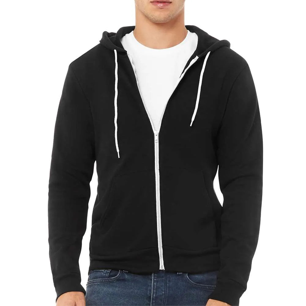 Sponge Fleece Full-Zip Hoodie - 3739 - Print Me Shirts