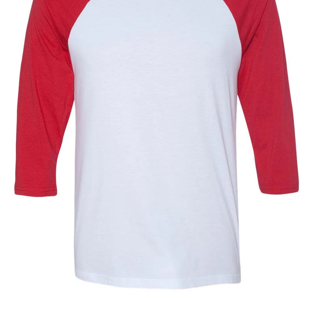 Three-Quarter Sleeve Baseball Tee - 3200 - Print Me Shirts